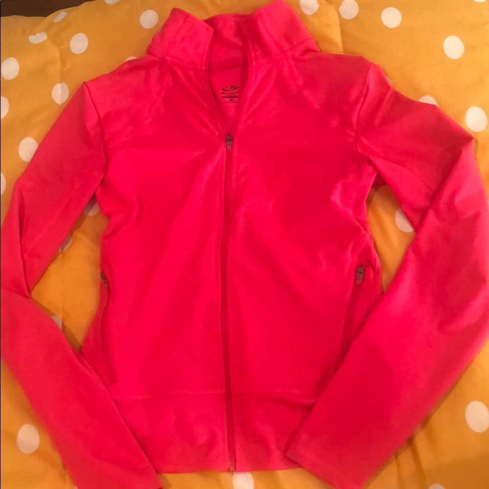 PINK ATHLETIC funnel neck Zip up sweatshirt , xs